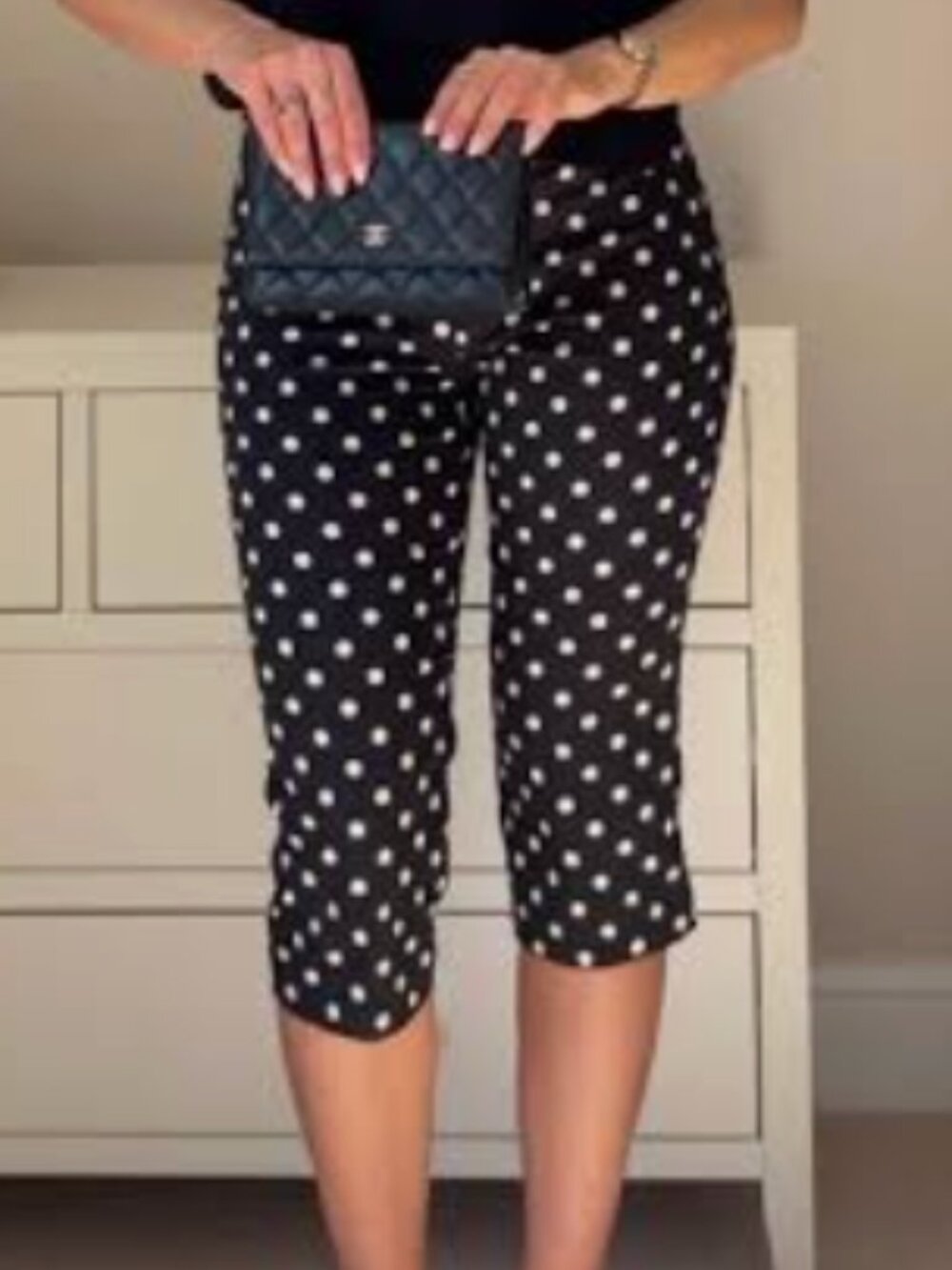 ZARA Polka Dot Capri
